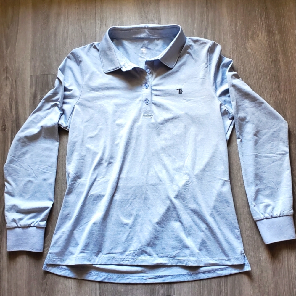 Rdruko Long Sleeve Polo Golf Shirt from Amazon, Size Medium